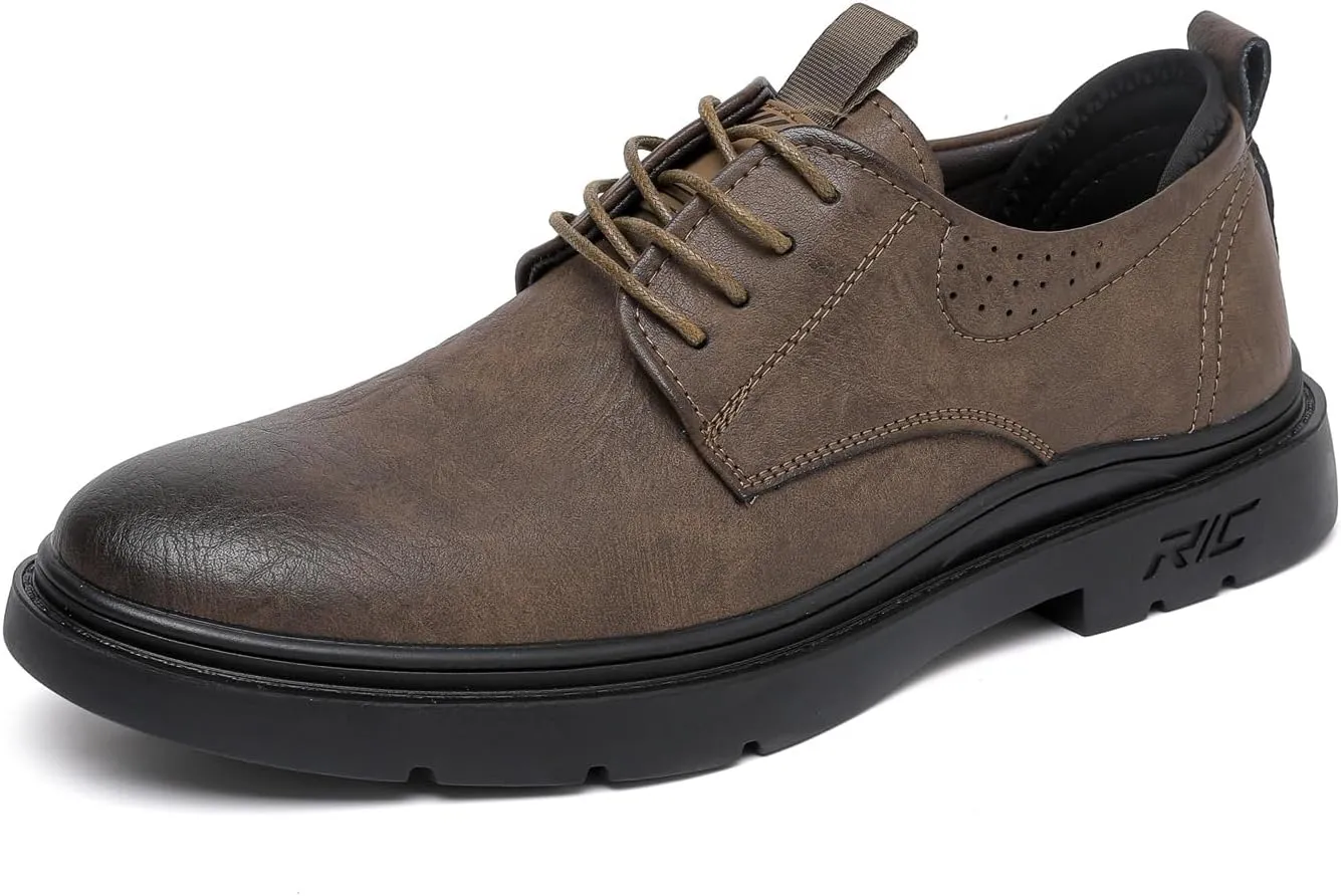 kkdom Mens Dress Shoes Classic Lace up Formal Oxford Business for Men