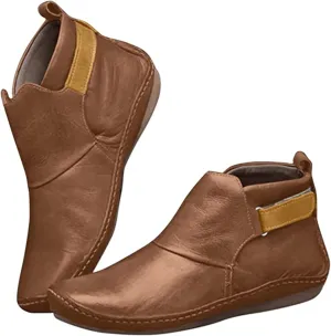 Ladmiple Fall Boots For Women 2024 Wide Calf Cowboy Cowgirl Ankle Boots Western Fashion Combat Short Booties Walking Shoes
