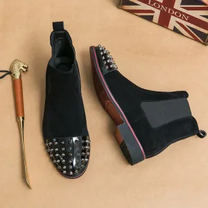 Lorenzo | Red-Sole Chelsea Boots