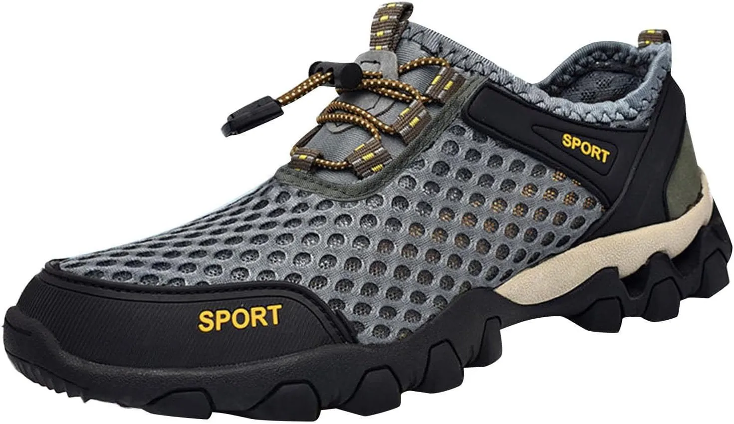 Men Hiking Shoes Outdoor Breathable Sneakers Travel Walking Shoes Casual Jogging Driving Shoes Running Shoes