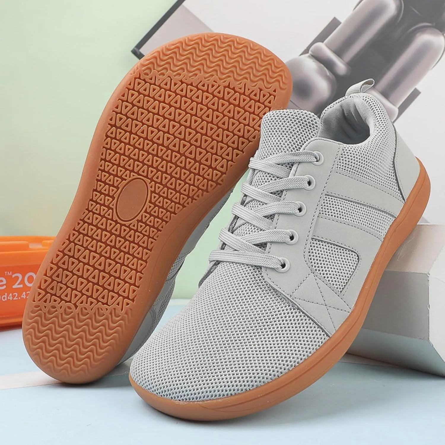 Men's Fashion Versatile Walking Shoes Breathable Elastic Fly Woven Mesh Sneaker Business Casual Versatile Shoes