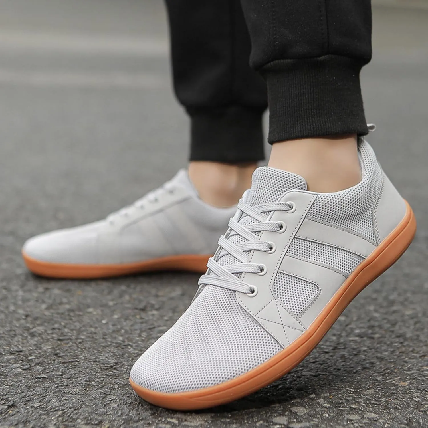 Men's Fashion Versatile Walking Shoes Breathable Elastic Fly Woven Mesh Sneaker Business Casual Versatile Shoes