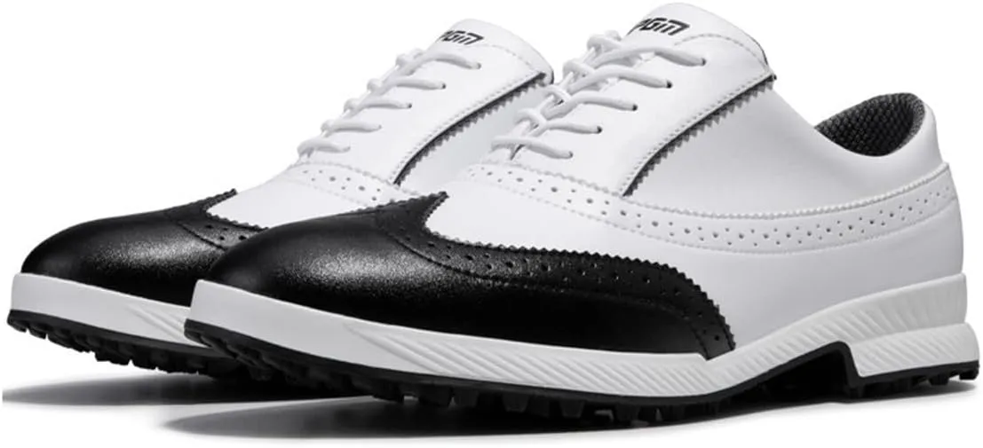 Mens Spikless Golf Shoes Non-Slip Athletic Fitness Training Sneakers Lightweight Outdoor Golfing Sports Shoes for Men