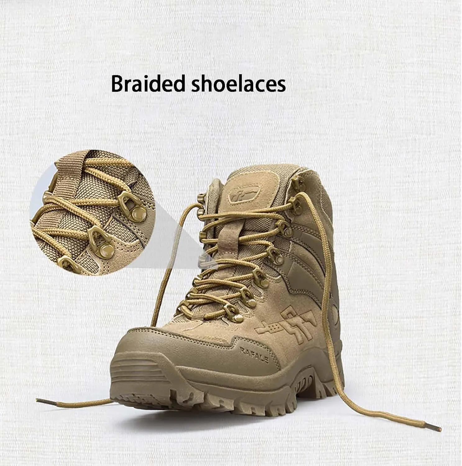 Men's Tactical Army Boots, Lightweight Combat Boots, Jungle Boots, Military Work Boots, Breathable Military Combat Desert Boots, Men's Tactical Work Boots, Men's Waterproof Hiking Boots