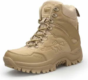 Men's Tactical Army Boots, Lightweight Combat Boots, Jungle Boots, Military Work Boots, Breathable Military Combat Desert Boots, Men's Tactical Work Boots, Men's Waterproof Hiking Boots