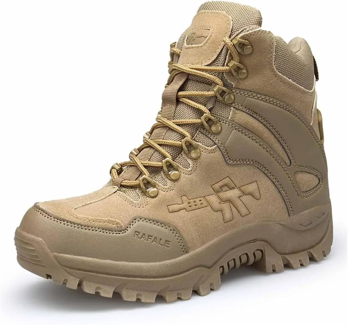 Men's Tactical Army Boots, Lightweight Combat Boots, Jungle Boots, Military Work Boots, Breathable Military Combat Desert Boots, Men's Tactical Work Boots, Men's Waterproof Hiking Boots
