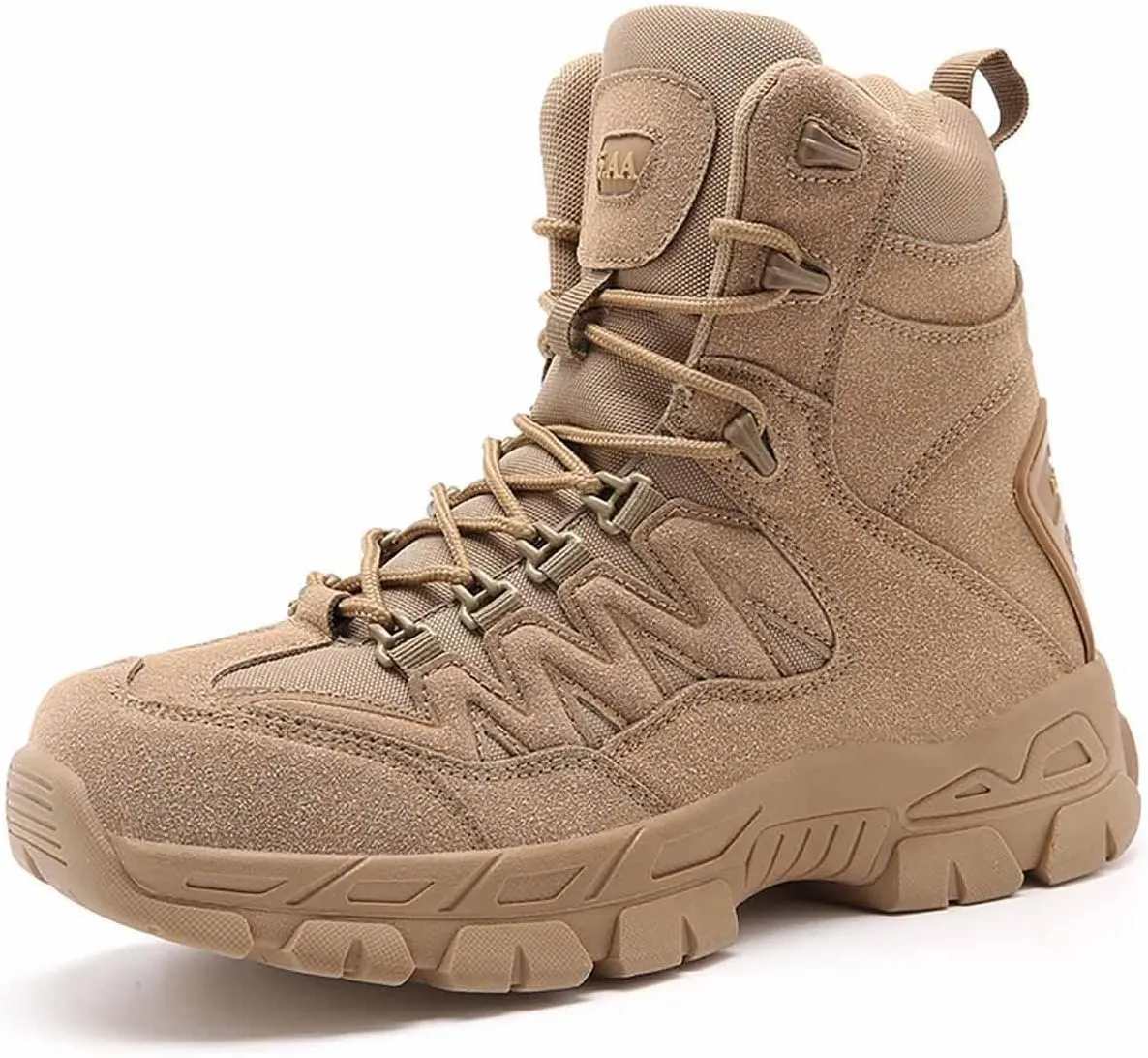 Military Mens Work Boots, Mens Combat Boots, Breathable Police Patrol Boots, Lightweight Work Army Boots, Waterproof Hiking Boots, Outdoor Motorcycle Boots