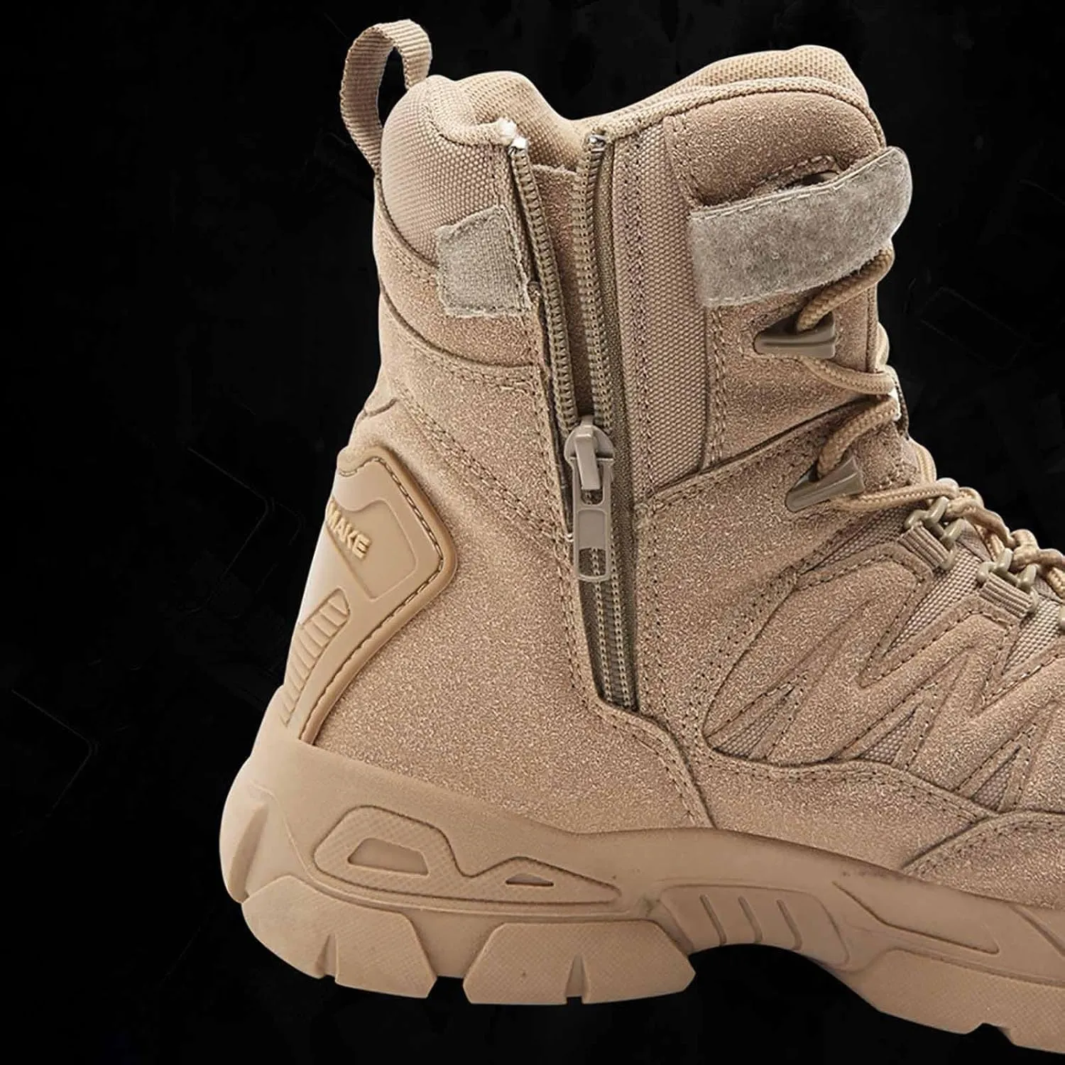 Military Mens Work Boots, Mens Combat Boots, Breathable Police Patrol Boots, Lightweight Work Army Boots, Waterproof Hiking Boots, Outdoor Motorcycle Boots