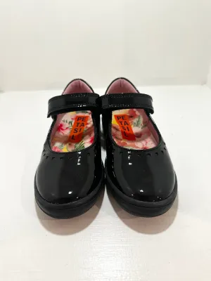 Petasil School Shoes | Gisele | Black Patent
