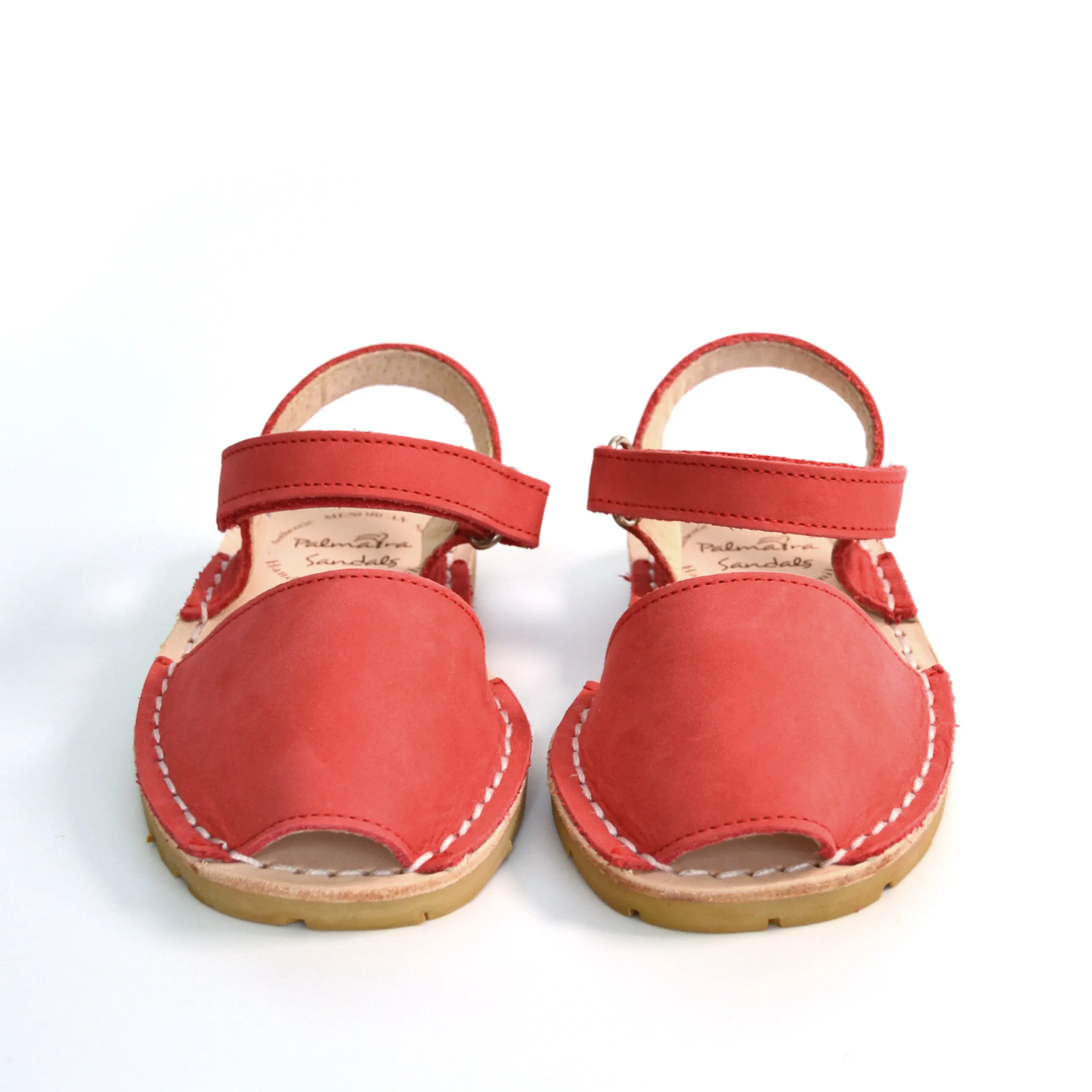 Red Nubuck Hook and Loop