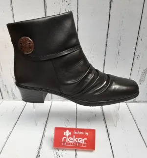 RIEKER - 74563-02 - ANKLE BOOT - Black