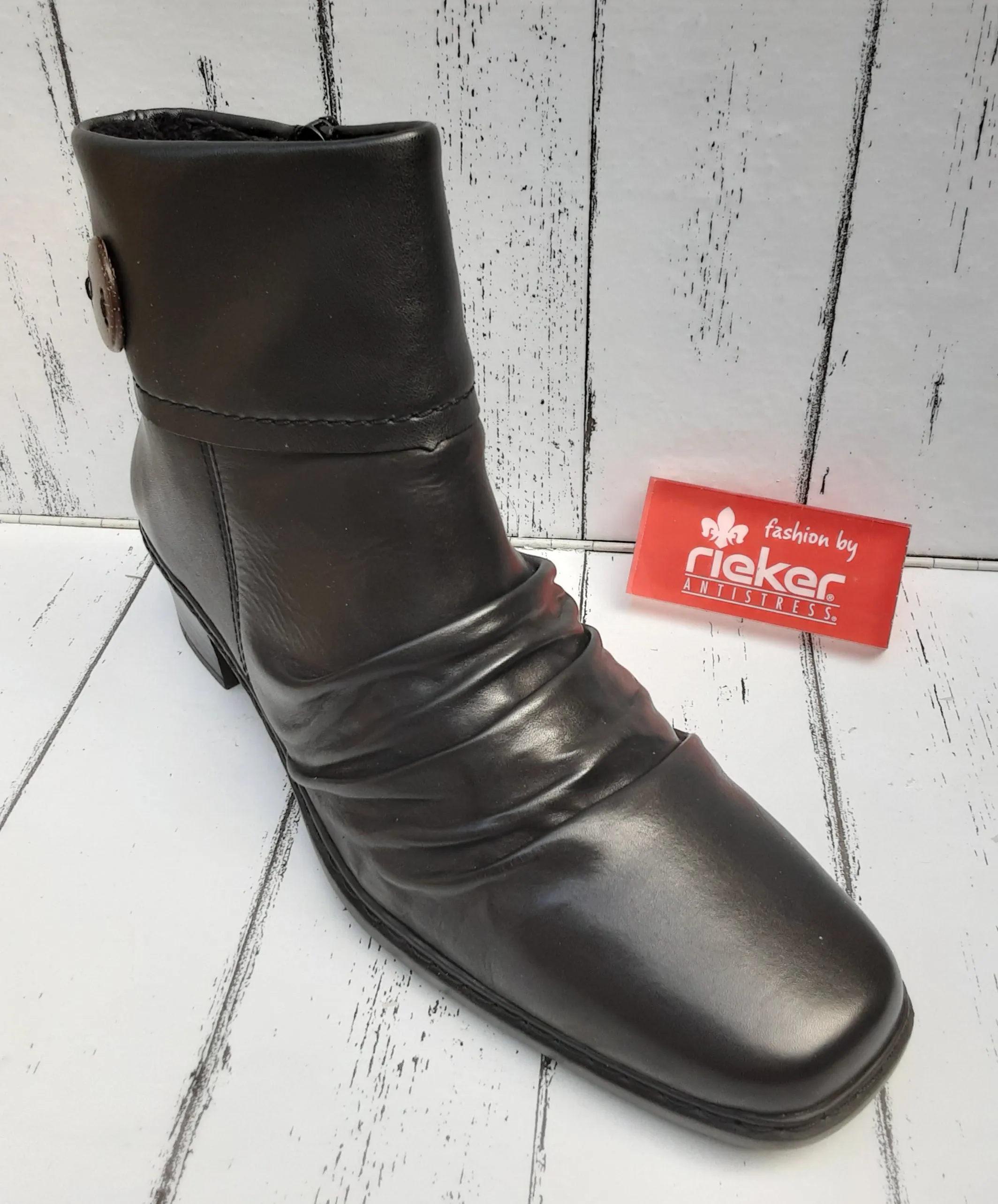 RIEKER - 74563-02 - ANKLE BOOT - Black