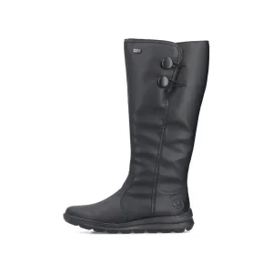 Rieker Z0090 BLACK Long Leg Water Resistant Boot Z0090-00