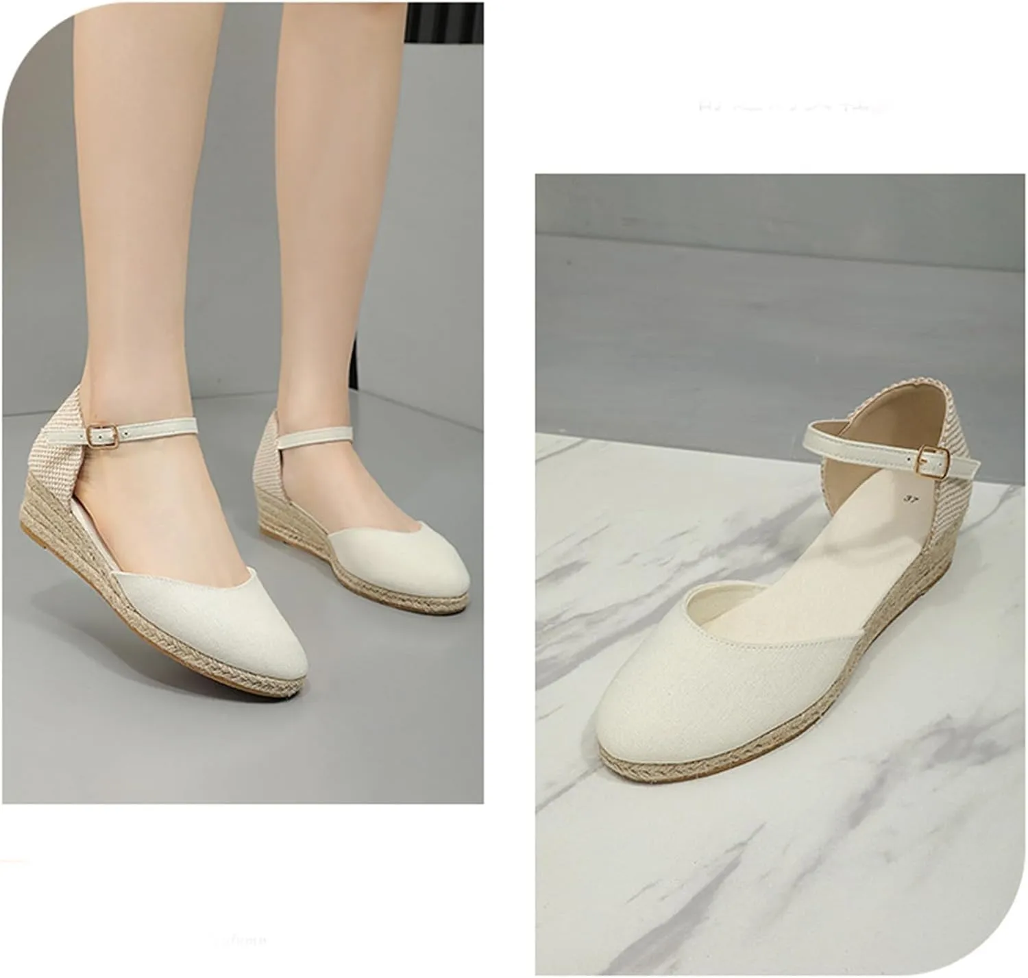 Sandals for Women Wedge Shoes: Summer Womens Platform Flip Flops Comfortable Casual Dressy Orthopedic with Arch Support Thong Fashion Orthotic Slides Open Toe Slip on Wedges Sandal Shoes