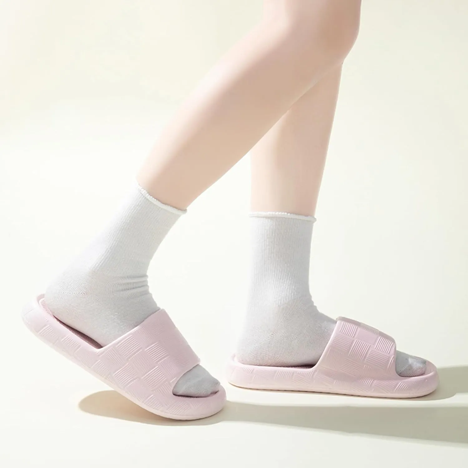 Slides for Women Shower Slippers Bathroom Sandals Comfortable Slides Sandal Women's Breathable Casual Sandals