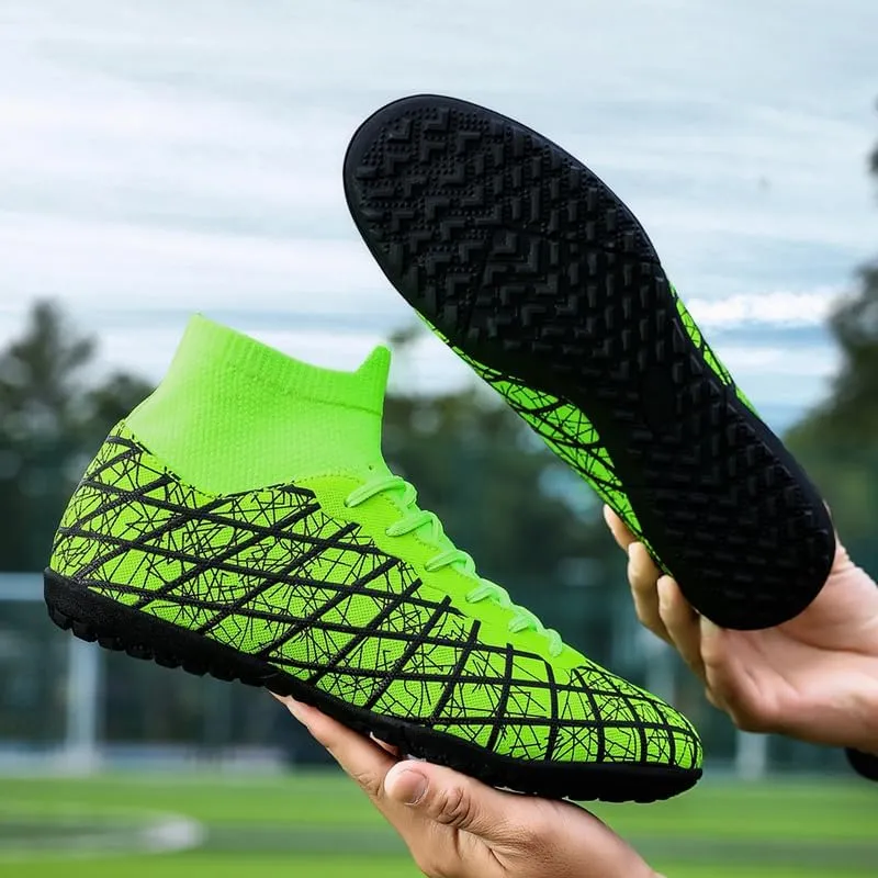 Soccer Shoes with Excellent Traction, Grip, and Comfort - Durable, Lightweight & Breathable - Unisex Soccer Cleats for Boys & Girls