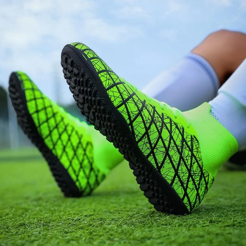 Soccer Shoes with Excellent Traction, Grip, and Comfort - Durable, Lightweight & Breathable - Unisex Soccer Cleats for Boys & Girls
