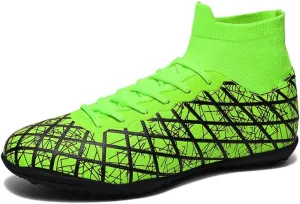 Soccer Shoes with Excellent Traction, Grip, and Comfort - Durable, Lightweight & Breathable - Unisex Soccer Cleats for Boys & Girls