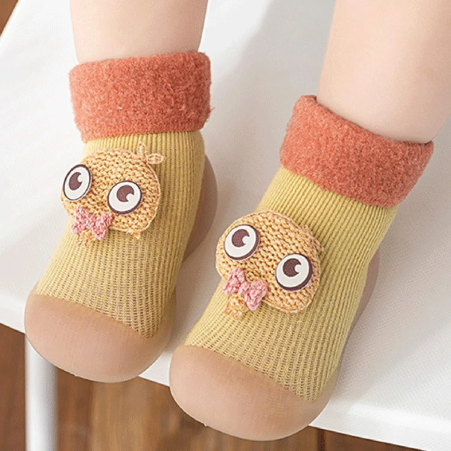 Toddler 10 Tennis Shoes Girls Solid Girls Socks Stocking Warm Baby Boys Soft Toddler Canvas Slip on Shoes Boys