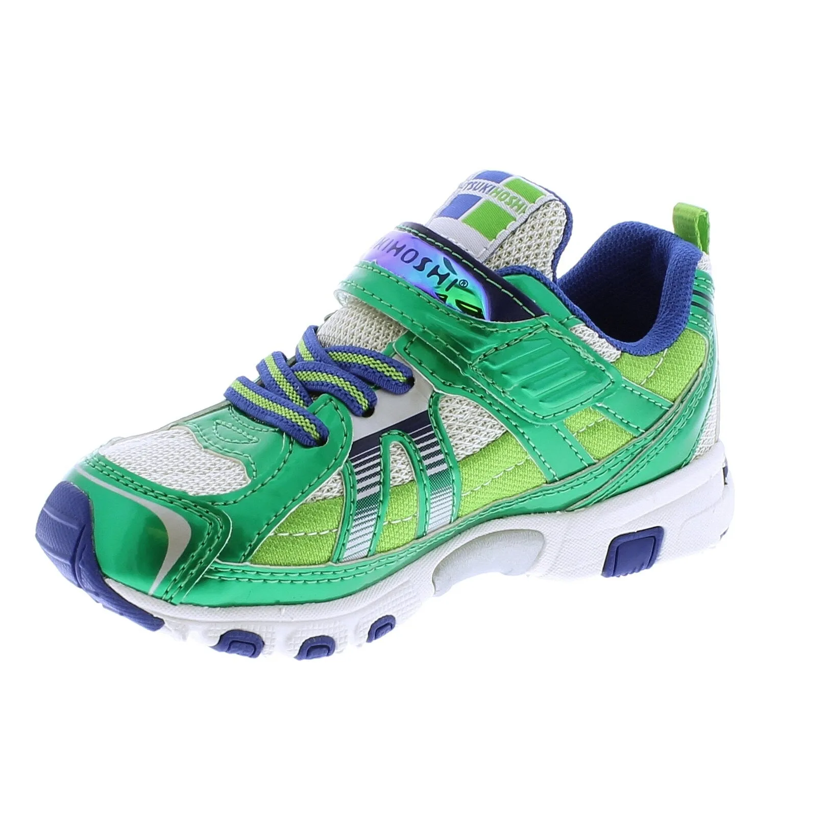 Tsukihoshi Storm | Blue/Green Kids Sneakers