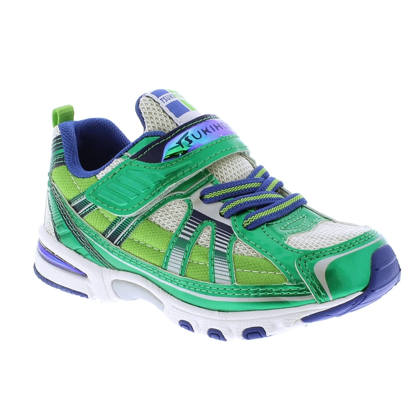 Tsukihoshi Storm | Blue/Green Kids Sneakers