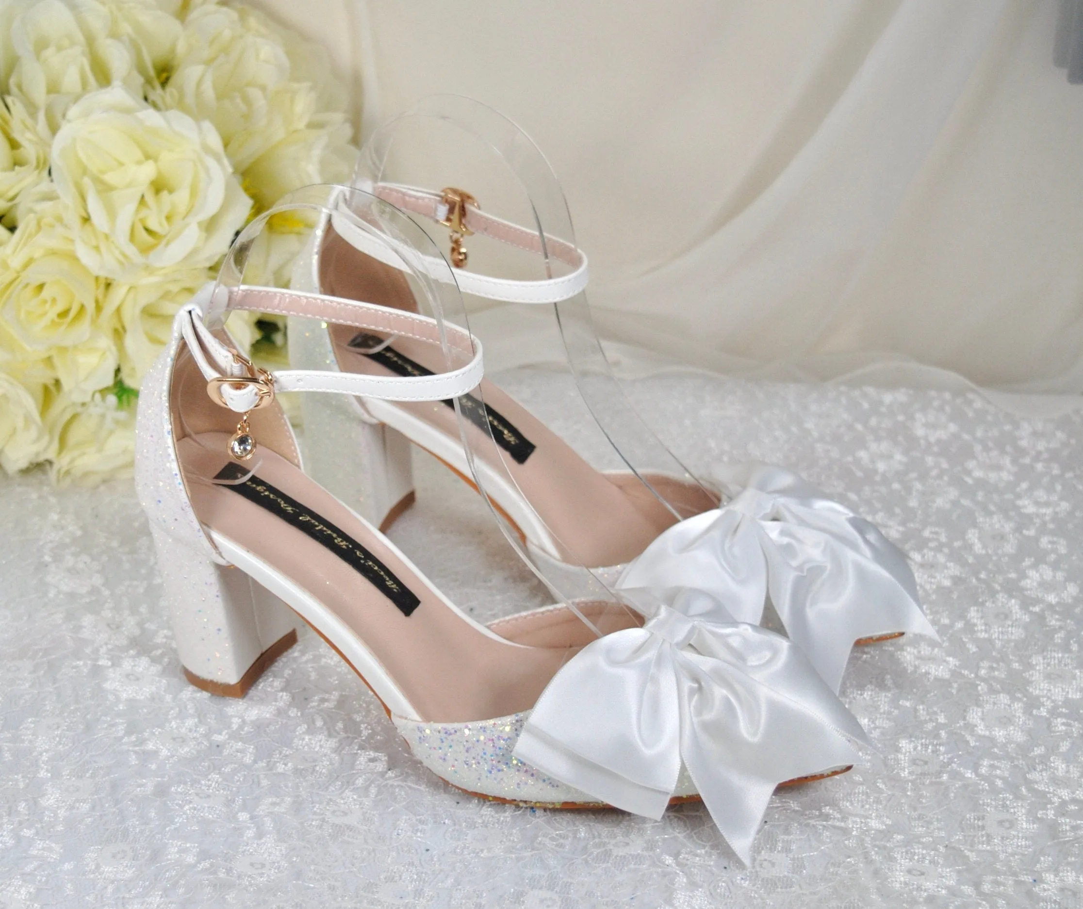UNICORN Glitter Wedding Shoes UK4/US6.5