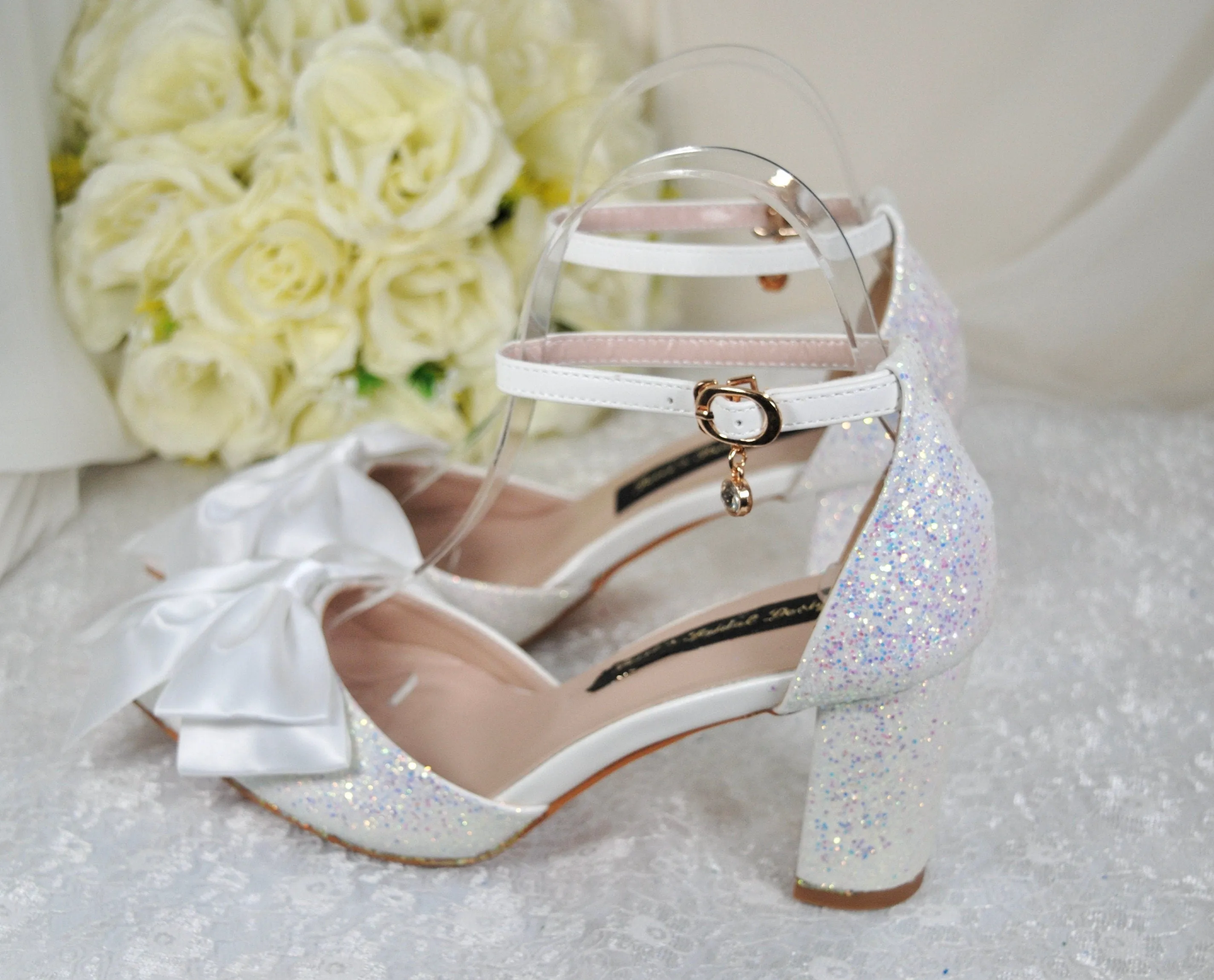 UNICORN Glitter Wedding Shoes UK4/US6.5
