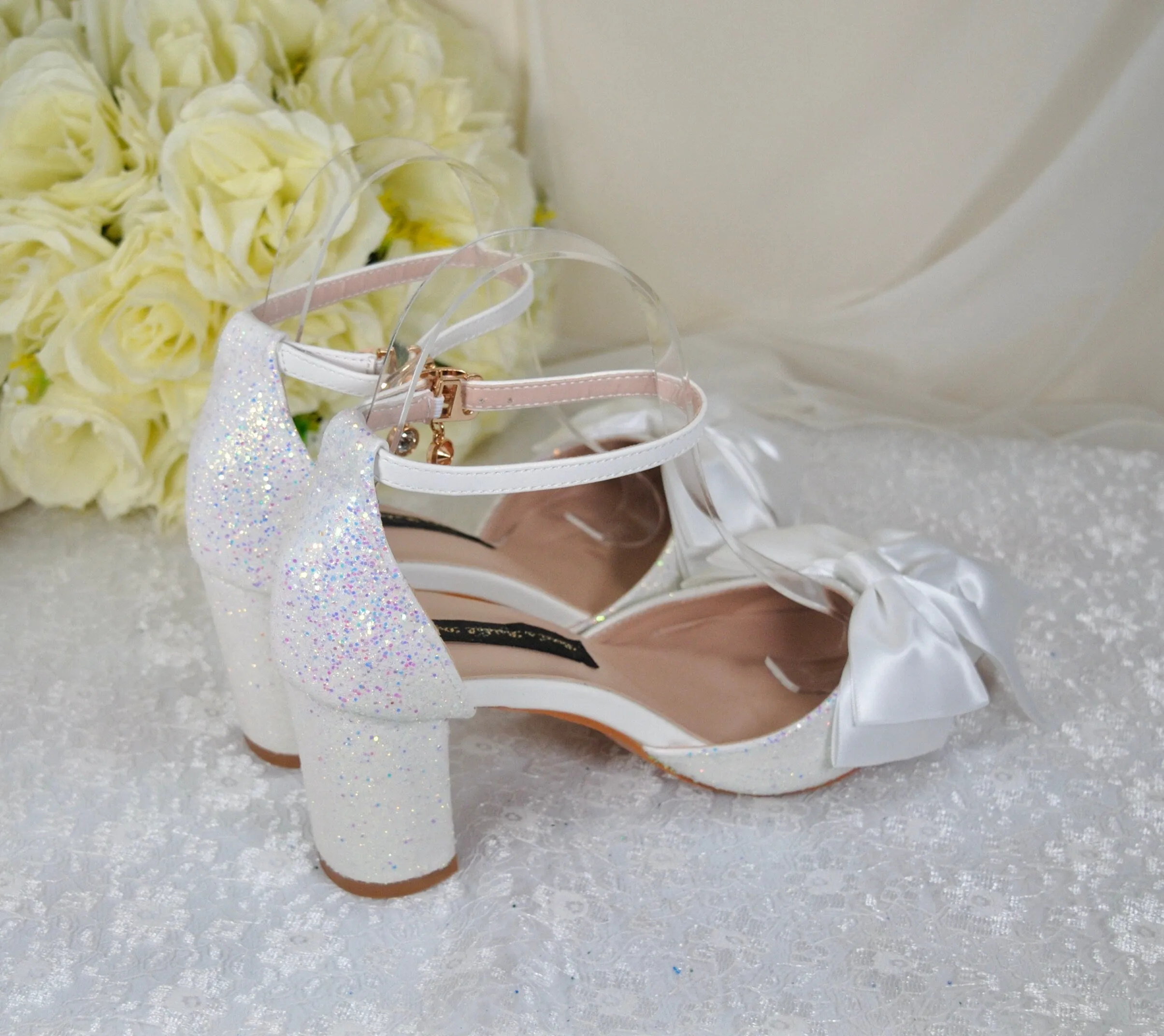 UNICORN Glitter Wedding Shoes UK4/US6.5