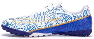 Unisex-Adult Football Cleats Wide Fit Competition, Soccer Cleats Athletic High Top Turf Training Professional Lightweight Ground Shoes