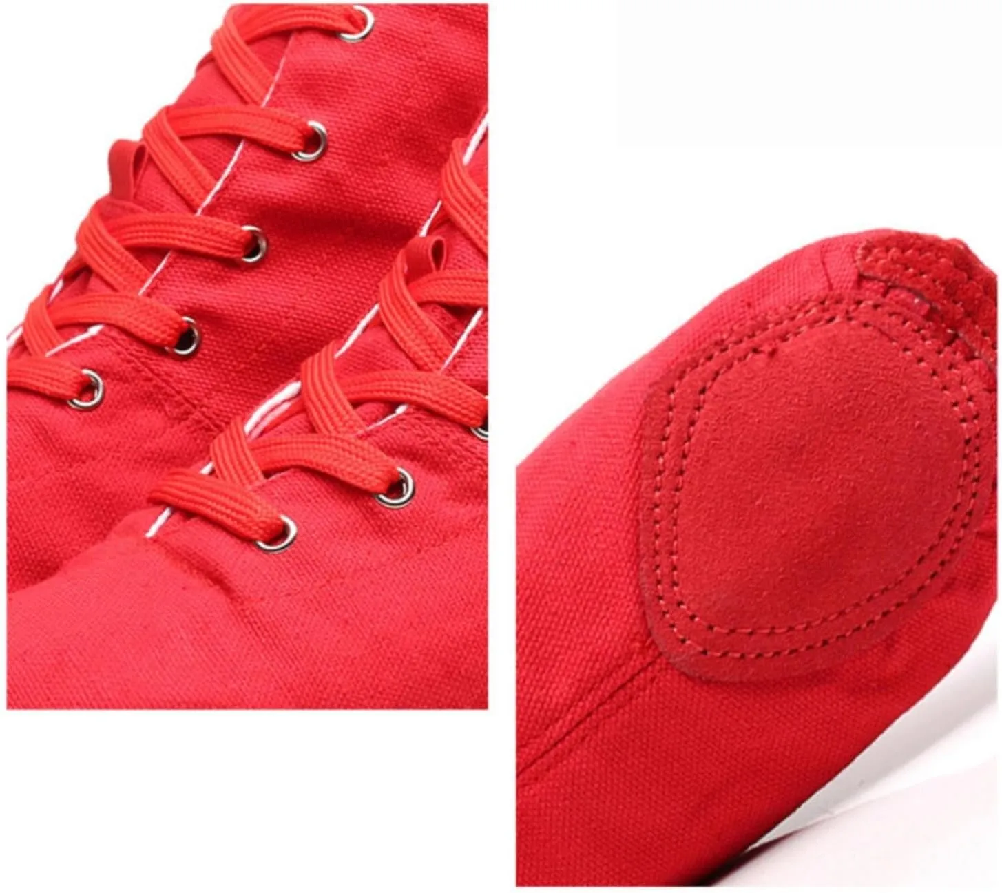 Unisex Kids Canvas Dance Shoes Jazz Shoes for Teens Girls Dance Boots Split Sole Ballroom Dancing Flat Shoes