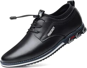 Veslesth Men Casual Luxury Sneakers Leather Loafers Comfort Walking Shoes Fashion Driving Shoes for Male Business Work Office Dress Outdoor