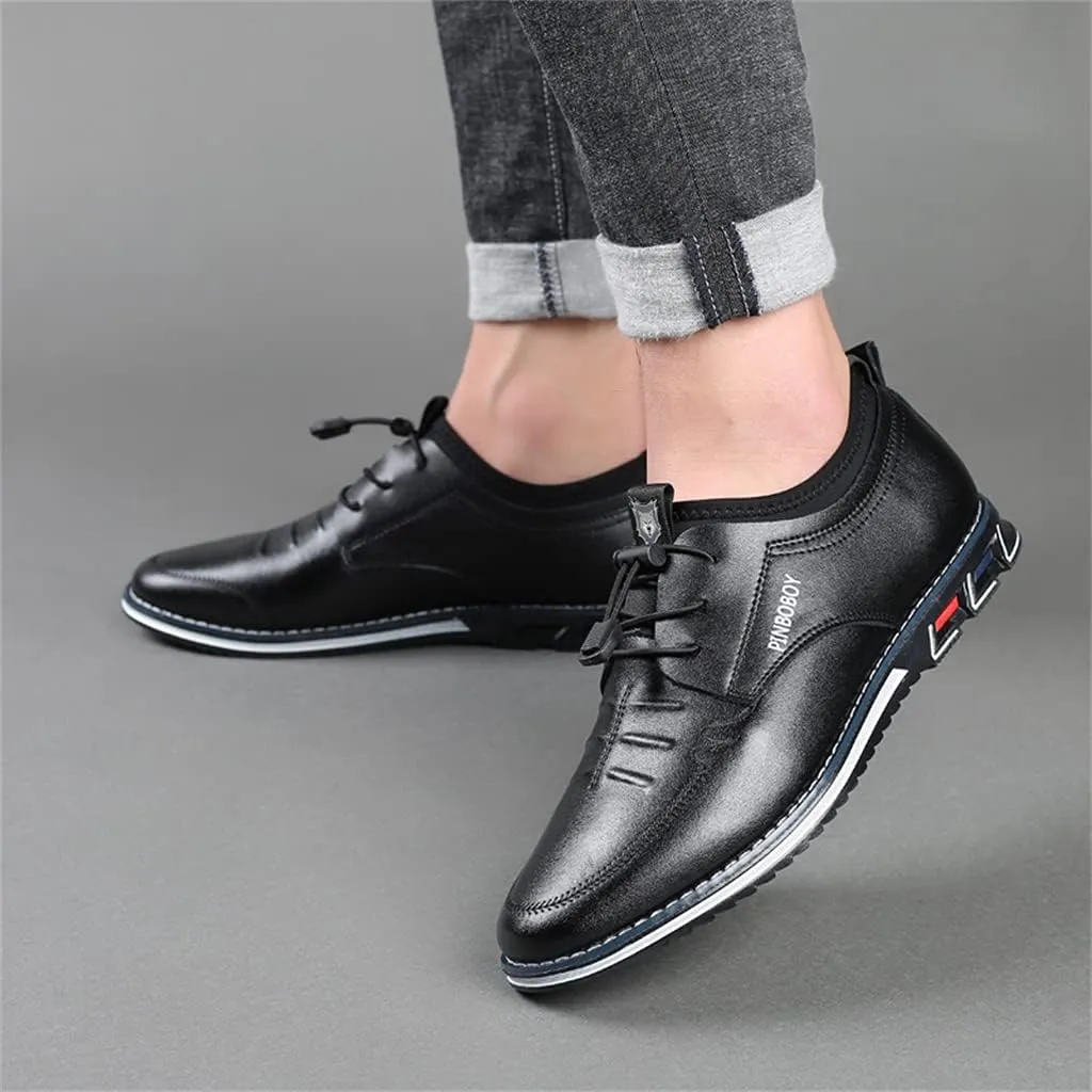 Veslesth Men Casual Luxury Sneakers Leather Loafers Comfort Walking Shoes Fashion Driving Shoes for Male Business Work Office Dress Outdoor