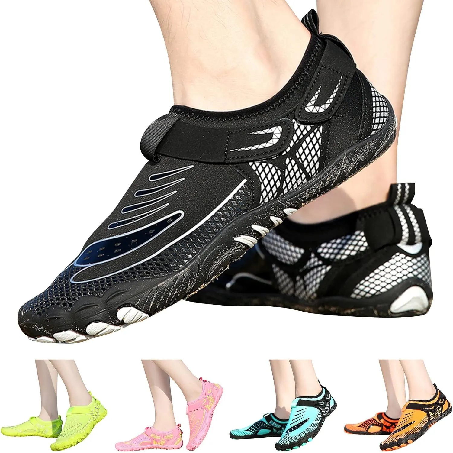 Water Resistant Shoes for Men Size 14 Breathable Non Slip Athletic Hiking Water Shoes for Women Extra Wide Water Shoes Athletic Hiking Water Shoes for Beach Swim Surf Water Sport