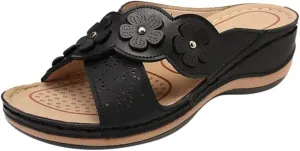 wedge sandals for women Sandals for Women Dressy Summer Orthopedic Comfortable Peep Toe Sandals Summer Travel Sandals Bleach Sandals