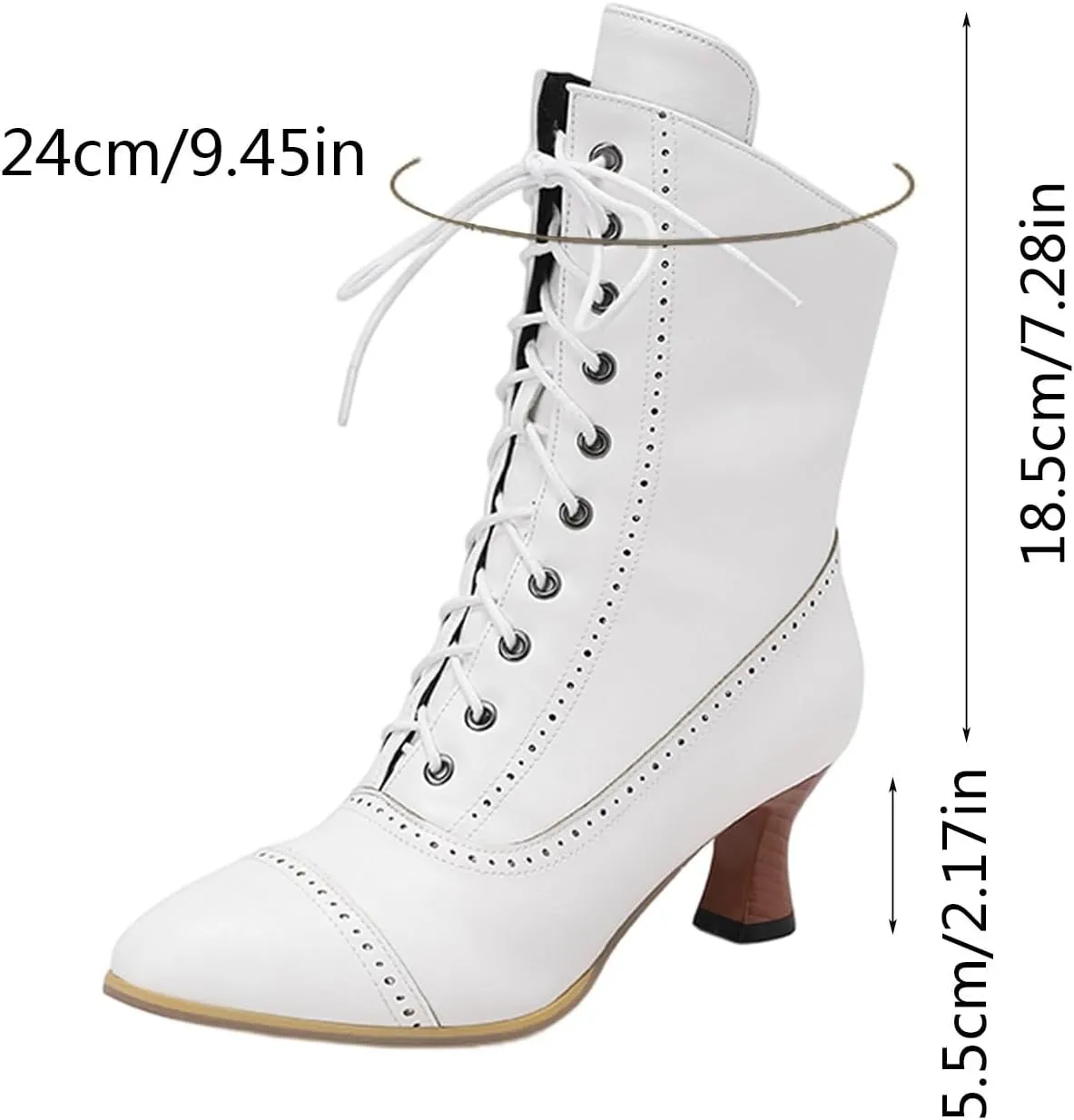 Western Boots Women Womens Ankle Boots Low Heel Fashion Women's British Kitten Heels Side Zipper Motorcycle Boots