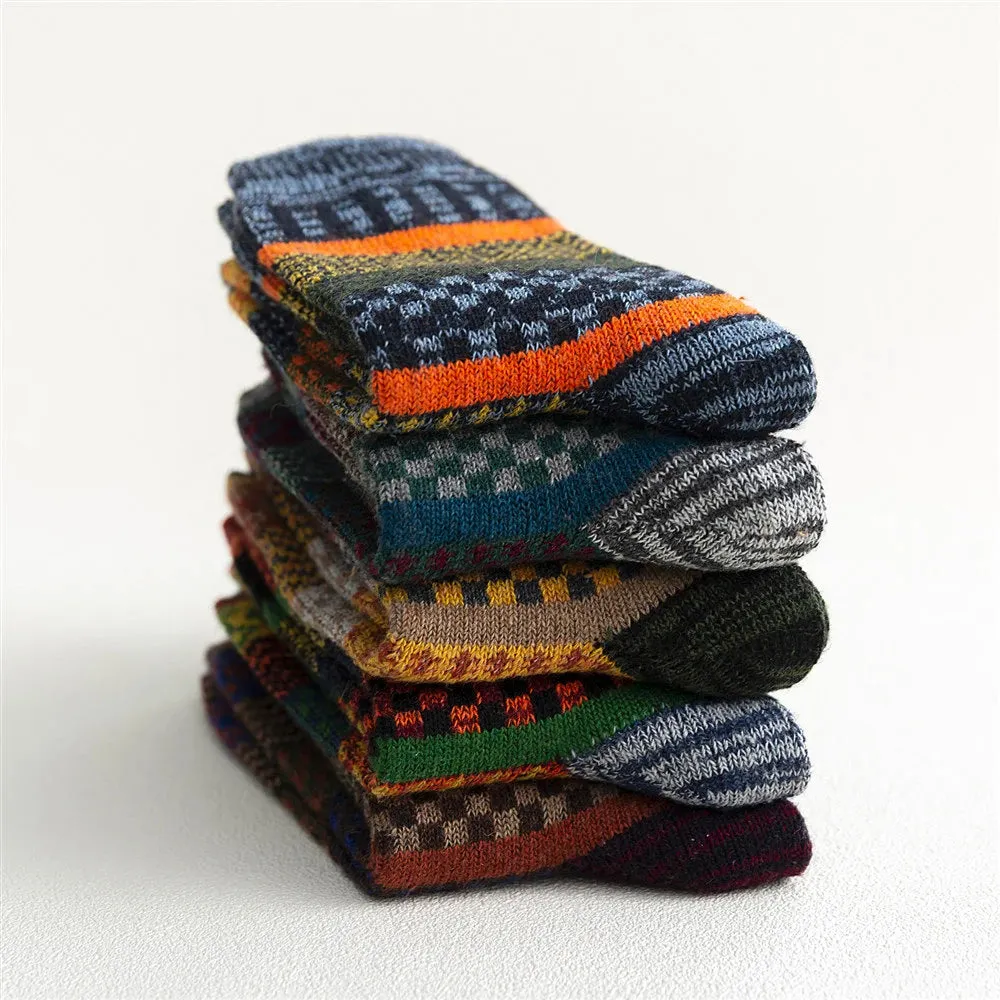 Winter Sheep's Wool Thicken Snow boots Socks (5 Pairs)