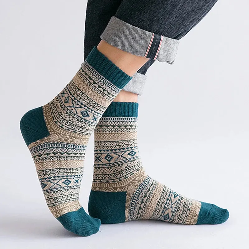 Winter Sheep's Wool Thicken Snow boots Socks (5 Pairs)
