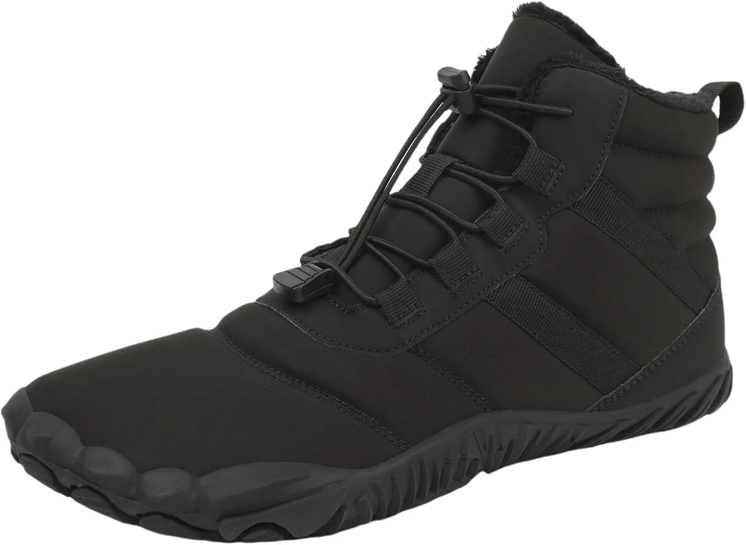 Winter Snow Boots for Women & Men | Minimalist Winter Snow Boots Barefoot | Warm Ankle Booties | Zero Drop Sole | Wide Toe Box | Slip on Sneakers | Waterproof Fur Lining Warm Snow Ankle Boots