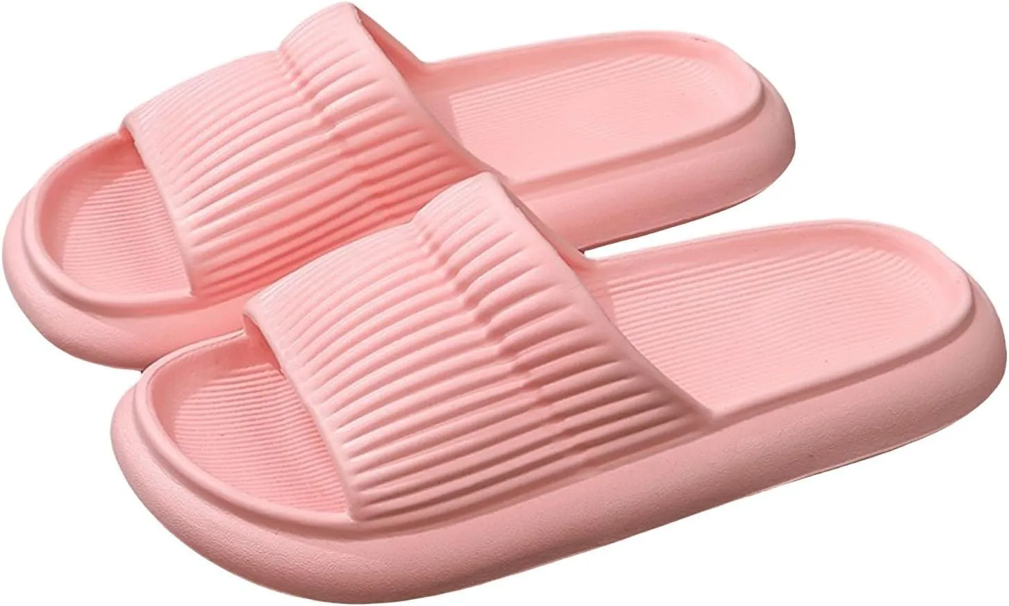 Women's Cloud Slides Shower Shoes with Drainage Holes Beach Non Slip Sandals Cloud Slippers for Women
