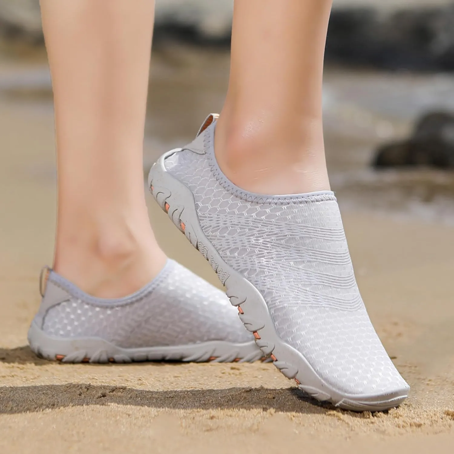 Womens Comfortable Non Slip Wading Shoes Quick Drying Socks Water Shoe Grounded Barefoot Footwear Kayak Shoes