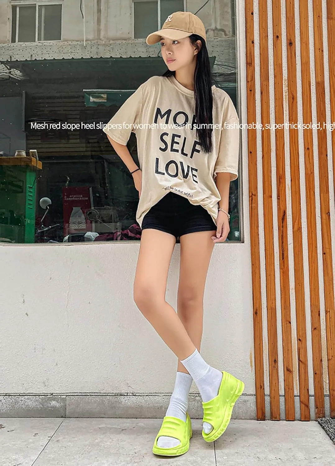 Women's Platform Slope Heel Slippers Slope Heel Orthopedic Sandals Platform Wedge Slippers Cloud Slippers Garden Clogs Hugger Sandals