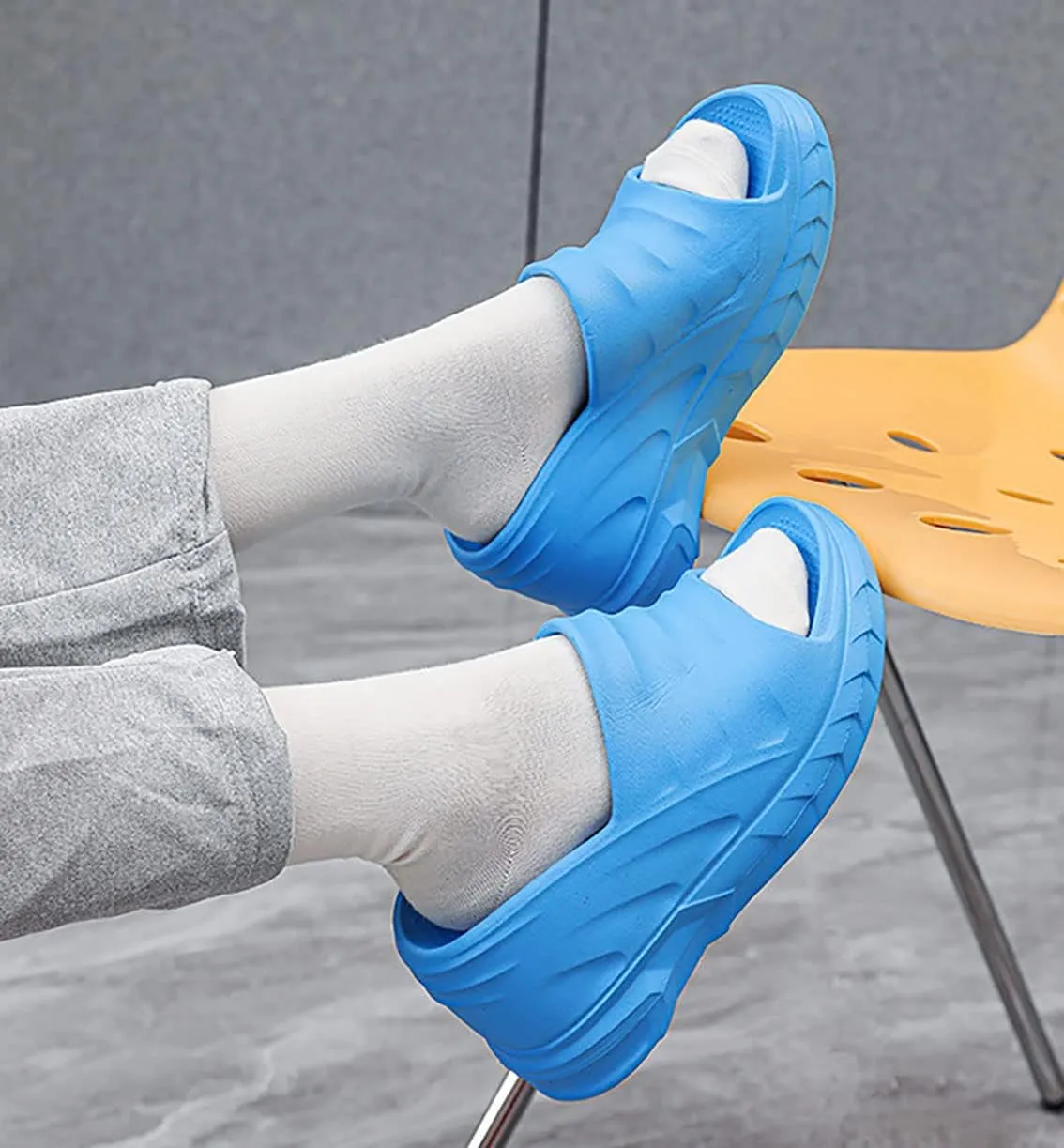 Women's Platform Slope Heel Slippers Slope Heel Orthopedic Sandals Platform Wedge Slippers Cloud Slippers Garden Clogs Hugger Sandals