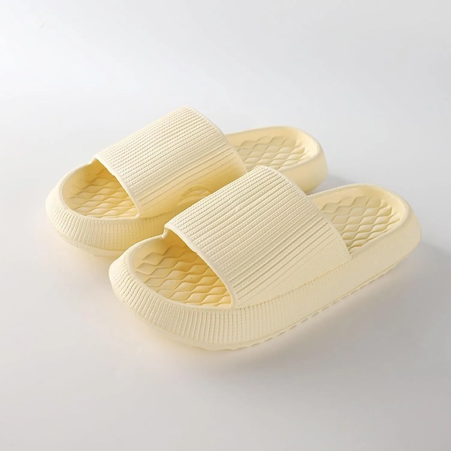 Womens Slides Open Toe Shower Shoes Bathroom Sandals Open Toe Shower Shoes Lightweight Slides Sandal for Women
