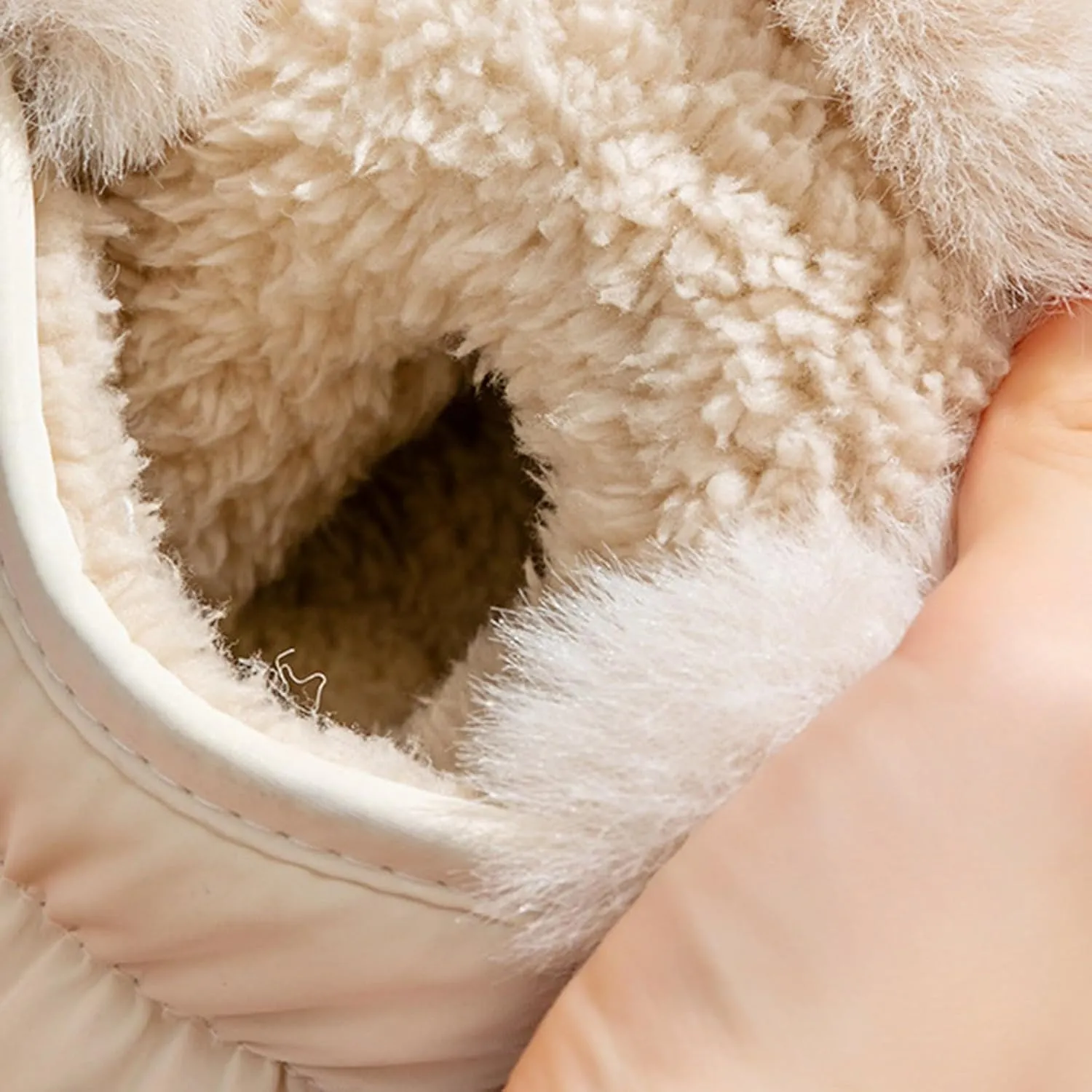 Women's Winter Boots Fuzzy Snow Boots for Women Mini Short Platform Boots Winter Warm Snow Boots Ankle Booties
